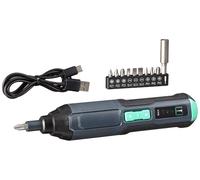 Amazon Basics by SKIL Rechargeable 3.6 Volt (4 V Max) Cordless Stick Screwdriver with 10 Piece Bit Set and USB Cable