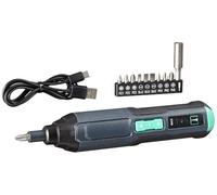 Amazon Basics by SKIL Rechargeable 3.6 Volt (4 V Max) Cordless Stick Screwdriver with 10 Piece Bit Set and USB Cable