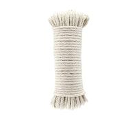 Amazon Basics Cotton Braided Rope, All-Purpose, Clothesline, 0.47cm x 15.24 m (4.5mm x 15m), Off White