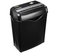 Amazon Basics Cross Cut Paper Shredder, 5-6 Sheets, for A4 documents and Credit Cards, 14.3L Waste Basket, with Reverse Function, Black