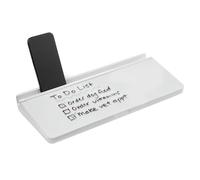 Amazon Basics Desktop Dry Erase Whiteboard with Organizer and Accessories, 15.8 x 6.8 x 1.9 inches (LxWxH, overall); 15.7 x 5.4 inches (LxW, writing board), White