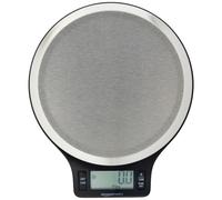 Amazon Basics Digital kitchen scales with LCD display with batteries Black and Stainless Steel BPA free Weighs up to 11 pounds - This product is