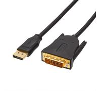 Amazon Basics DisplayPort to DVI Display Cable, 1920x1080p, 1080@60Hz, GoldPl...