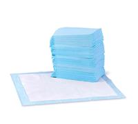 Amazon Basics Dog and Puppy Training Pads, Leakproof, Five-Layer Design with Quick-Dry Surface, Regular, 56 x 56 cm, Pack of 150, Blue