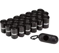 Amazon Basics Dog Poop/Waste Bags with Dispenser and Leash Clip, 300