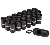 Amazon Basics Dog Poop/Waste Bags with Dispenser and Leash Clip, Unscented, 300