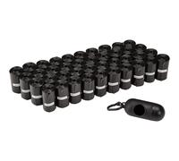 Amazon Basics Dog-Waste Bags With Dispenser and Lead Clip, Unscented, 600 Count, 40 Pack of 15