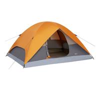 Amazon Basics Dome Camping Tent with Rainfly and Carry Bag, 3-Season Easy Set-Up Tent, 2 Person, Orange And Grey