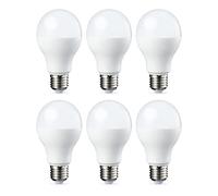 Amazon Basics E27 LED Screw Bulb, Warm White, Dimmable - Pack of 6