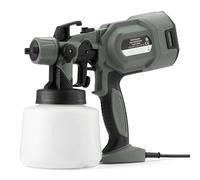 Amazon Basics Electric Paint Sprayer 700W with 1,200ml Container, 4 Nozzles and 3 Spray Patterns, for Indoor and Outdoor Use, Grey