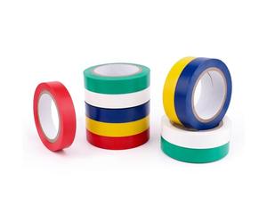Amazon Basics Electrical Tape, 1/2-inch by 6.66 yard, Multi-Color, 10-Pack, Great for General Home&DIY, Automotive, Electrical, Labeling and Craft Project
