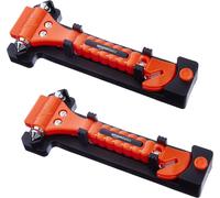 Amazon Basics Emergency Seat Belt Cutter and Window Hammer - 2-Pack