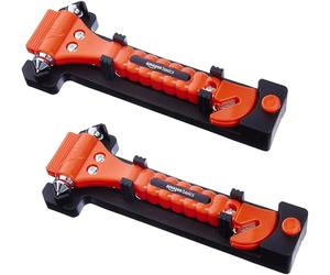 Amazon Basics Emergency Seat Belt Cutter and Window Hammer - 2-Pack