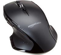 Amazon Basics Ergonomic Wireless Mouse with 2.4 GHz USB receiver,...