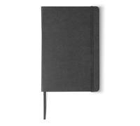 Amazon Basics Executive Blank Notebook, 240 Pages, Hardcover Leather, A5 (5.7-inch (14.5cm) x 8.4-inch (21.3cm)), Black