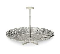 Amazon Basics Extendable Steamer Basket, Expands from 14.2cm to 23.4cm, Stainless Steel, Dishwasher-Safe