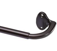 Amazon Basics Extendable Window Curtain Pole for Eyelet Curtains, 22 mm Diameter, 71 to 122 cm, Bronze