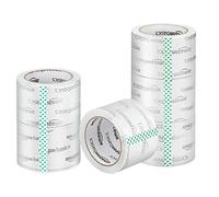 Amazon Basics Extra-Wide Moving and Storage Packaging Tape, 7.2cm x 50m, Crystal Clear, 6-Pack