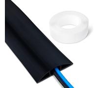 Amazon Basics Floor Cord Cover, 182.88 cm Length, 6.6 cm Diameter, Black