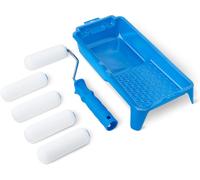 Amazon Basics Foam Paint Roller Kit, 10.2-cm Roller, 8-Pack