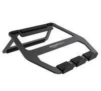 Amazon Basics Foldable aluminum stand for portable PCs with display up to 33 cm (13"), Black