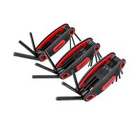 Amazon Basics Folding Hex Key Set - 3-Pack, Metric/SAE/TORX