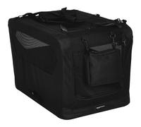 Amazon Basics Folding Portable Soft Pet Dog Crate Carrier Kennel 30 x 21 x 21 inches Black