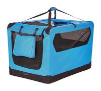 Amazon Basics Folding Portable Soft Pet Dog Crate Carrier Kennel 36 x 24 x 24 inches Blue