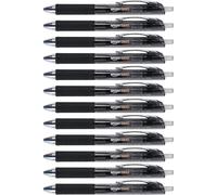 Amazon Basics Gel Pens Fine Point Smooth Writing Pens, Retractable, Black, 0.7m