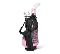 Amazon Basics Golf Club Set, 6- Piece with Stand Bag, Oversized Clubface, Low Center of Gravity