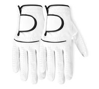 Amazon Basics Golf Gloves, Men Left Handed Golfer, Medium, 2-Pack