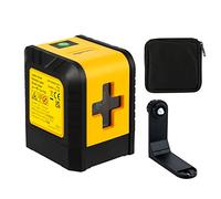 Amazon Basics Green Laser Level Self-Levelling, Cross Line Horizontal and Vertical, 360 Degree Rotatable, 18m Range, Manual and Self-Levelling Modes, with Magnetic Bracket, Tripod Mount, Yellow/Black