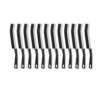Amazon Basics Hard-Bristle Grout and Tile Cleaning Brush, Pack of 12, 24 cm, Black