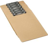 Amazon Basics Hardboard Clipboard - 6-Pack, Brown