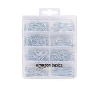 Amazon Basics Hardware Nail Assortment Kit , Includes Finish, Wire, Common,