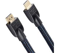 Amazon Basics HDMI to HDMI Cable, 18Gbps High-Speed, 4K@60Hz, 2160p, Nylon-Brai