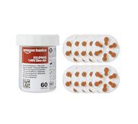 Amazon Basics Hearing Aid Size 312 Zinc-Air Batteries, 1.45 Volt, Brown Tab, Child-Resistant Package, 60-Pack