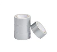 Amazon Basics Heavy Duty Advanced Strength Duct Tape, 0.047m Wx 18.2 m L, Silver, 4-Pack, Great for General-Purpose Use, Home repairing, DIY work, Auto repair and Outdoor activities