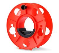 Amazon Basics Heavy Duty Cable Reel Organizer, For Extension Cords, Holiday Lights, Hoses & Ropes, Up to 45m Length, Orange