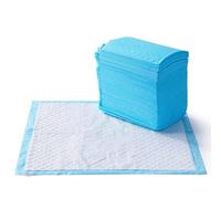 Amazon Basics Heavy Duty Dog and Puppy Training Pads, Leakproof with Quick-Dry Surface, Regular, 80 Count (Pack of 1), Blue