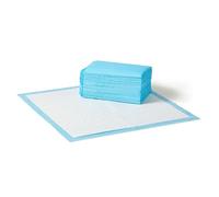 Amazon Basics Heavy Duty Dog and Puppy Training Pads, Leakproof with Quick-Dry Surface, Regular, Pack of 20, Blue & White