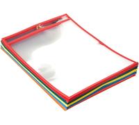 Amazon Basics Heavy Duty Dry Erase Ticket Holder Pockets, 21.6 cm X 28 cm, Pack