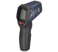 Amazon Basics Heavy Duty Infrared Thermometer with circle laser, Double mould, Type K Probe, Adjustable Emissivity, Black