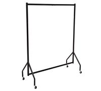 Amazon Basics Heavy Duty Rolling garment Rack, Hanging clothes Organizer Rail for Display and Storage, 121 x 152 m - Black