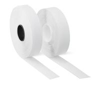 Amazon Basics Hook & Loop (Velcro) Interlocking Tape, Adhesive Sticky back, 3 m x 1.9 cm, White