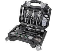 Amazon Basics Household Tool Set, 51 Pieces, Black