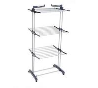 Amazon Basics Indoor Clothes Dryer Tower with Foldable Wings, 40 m, Silver