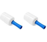 Amazon Basics Industrial Stretch Wrap Film Roll with Dispenser Handle for Shrink Wrapping, 12.7 cm x 304.8 m, Transparent (Pack of 2)