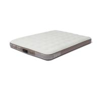 Amazon Basics Inflatable Air Mattress with Built-in Pump, Portable Electric Airbed for Overnight Guests or Camping, Plush Flocked Surface, UK Plug, Carry Bag, Queen Size 203x152x23cm