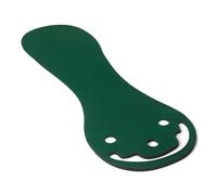 Amazon Basics Kidney-Shaped Putting Mat - 3-Hole Golf Practice Green with Bunkers, Indoor Outdoor Training Surface, 270 x 86.1 cm, Green
